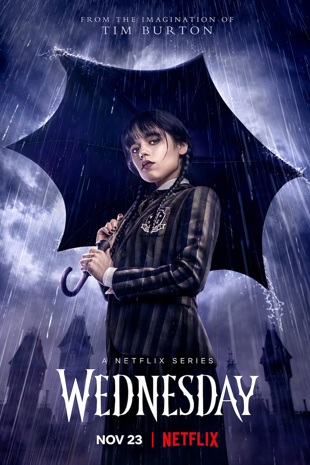 Wednesday poster for Netflix