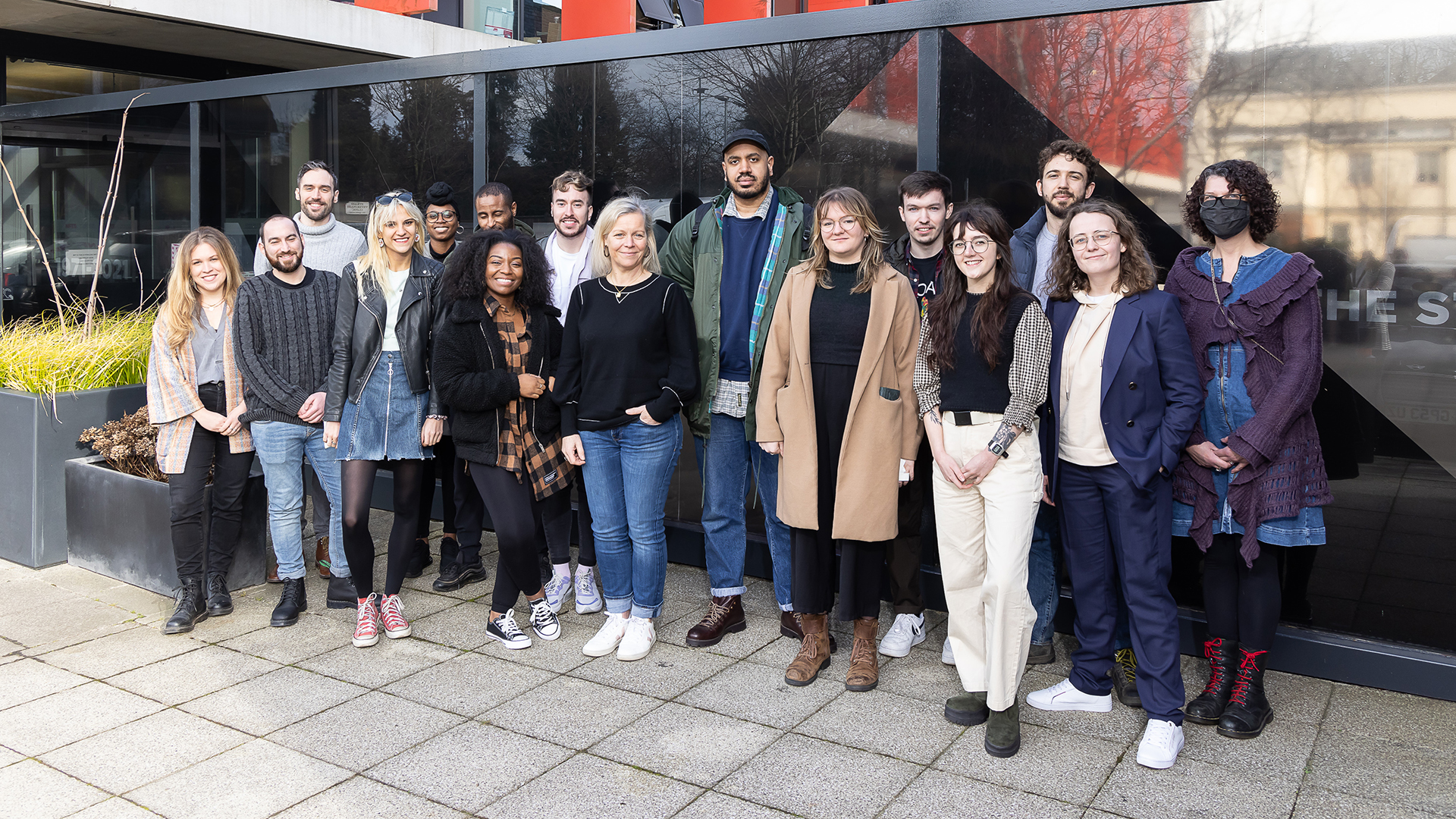 BBC scholars with Charlotte Moore, BBC's Chief Content Officer