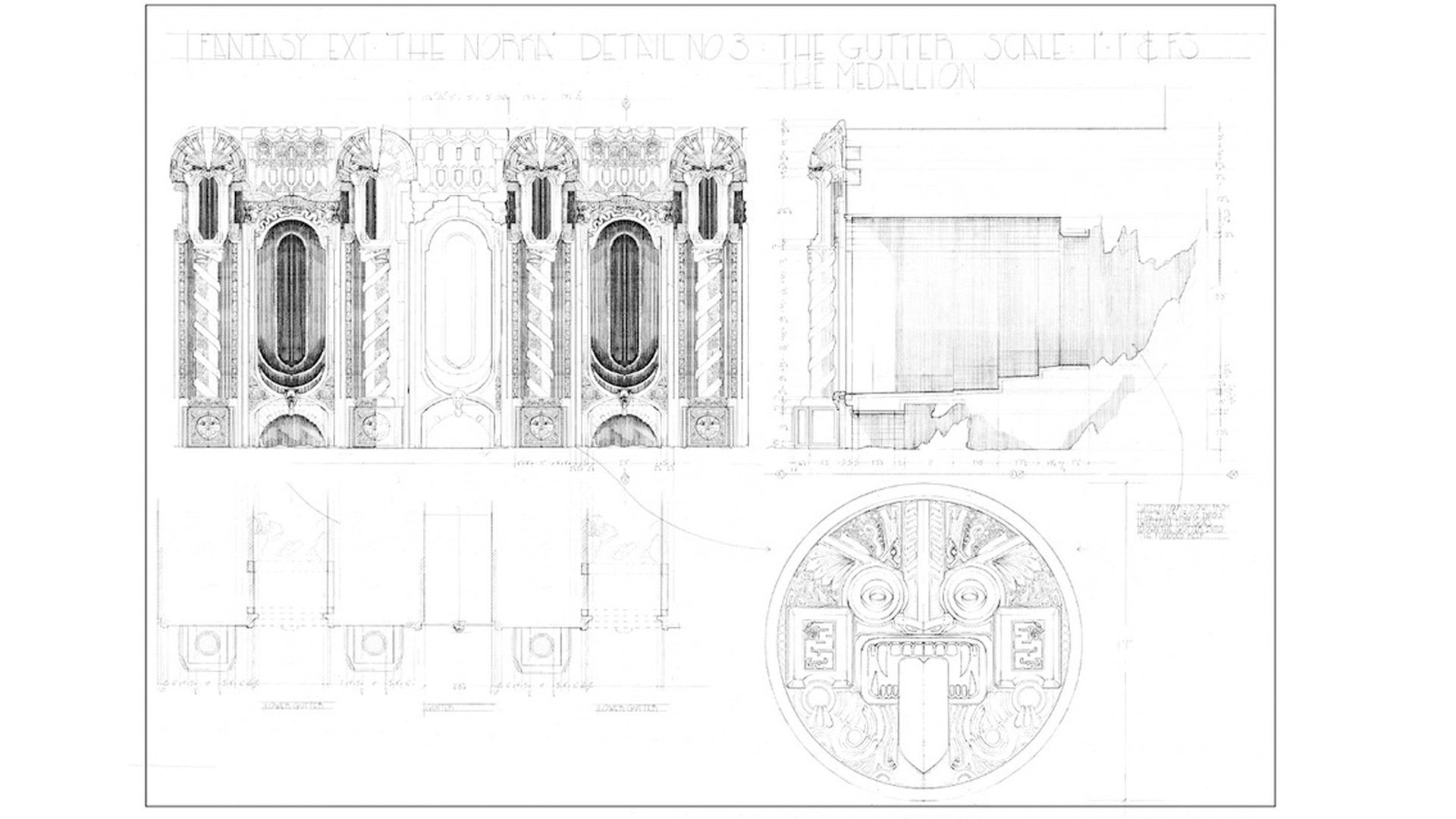 Technical drawing of production The Norka