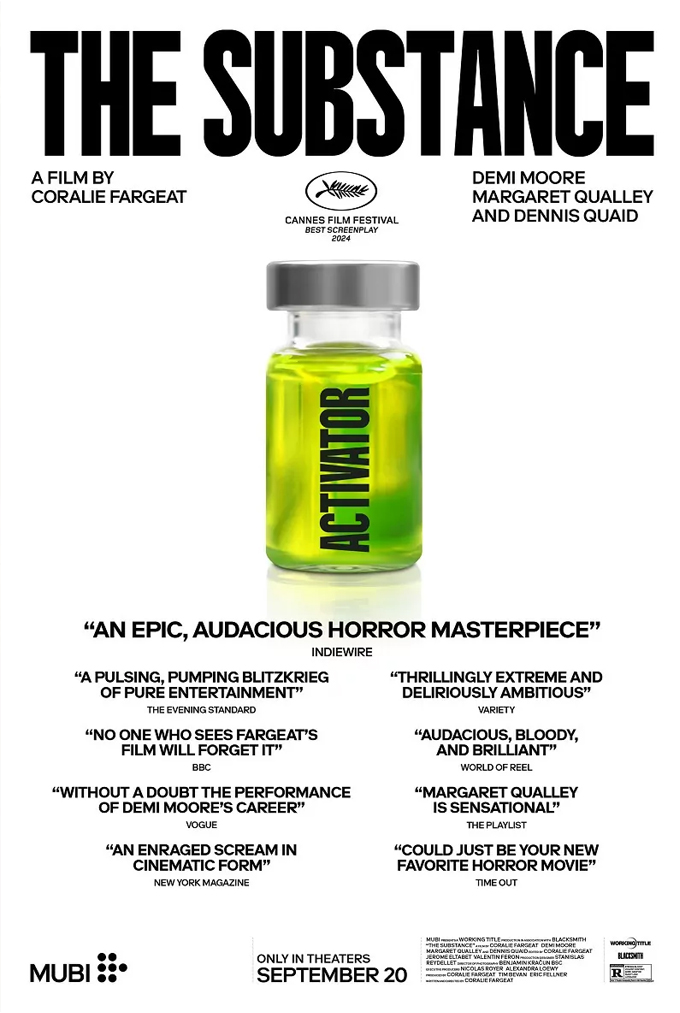 The Substance publicity poster