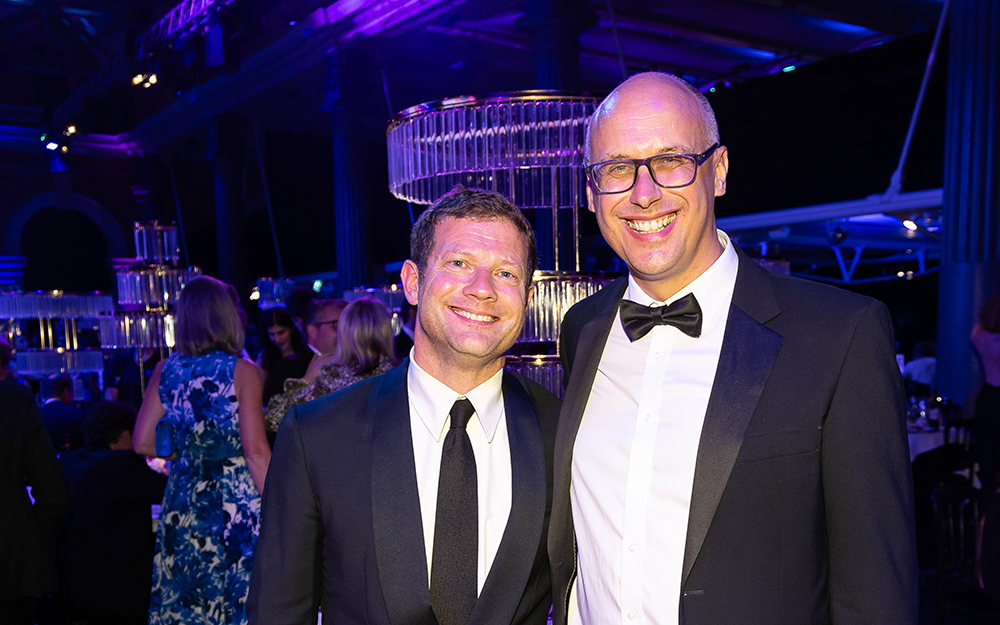Jon Wardle with Dermot O'Leary