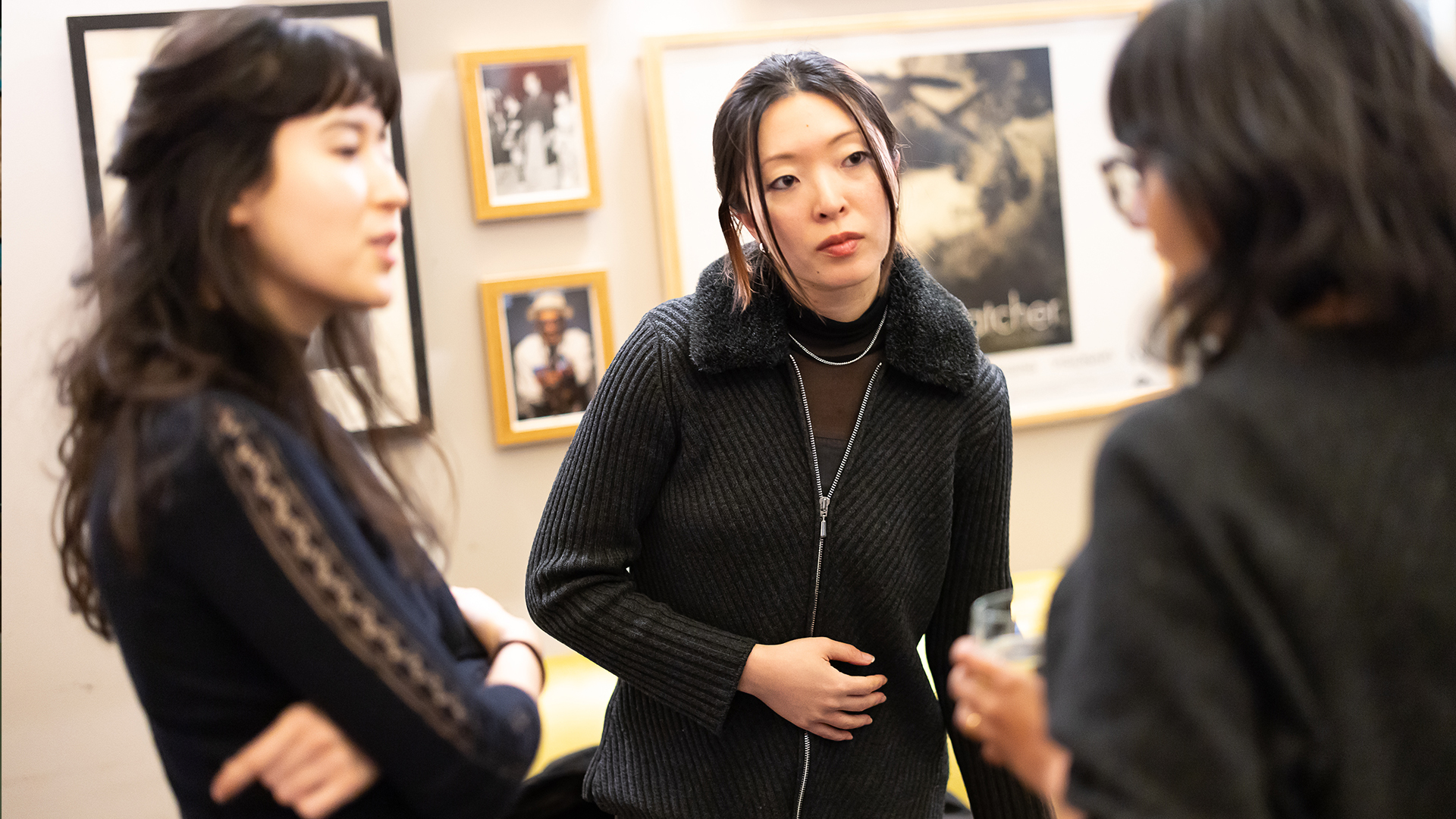 Black and Asian Mixer 2024 group chatting 