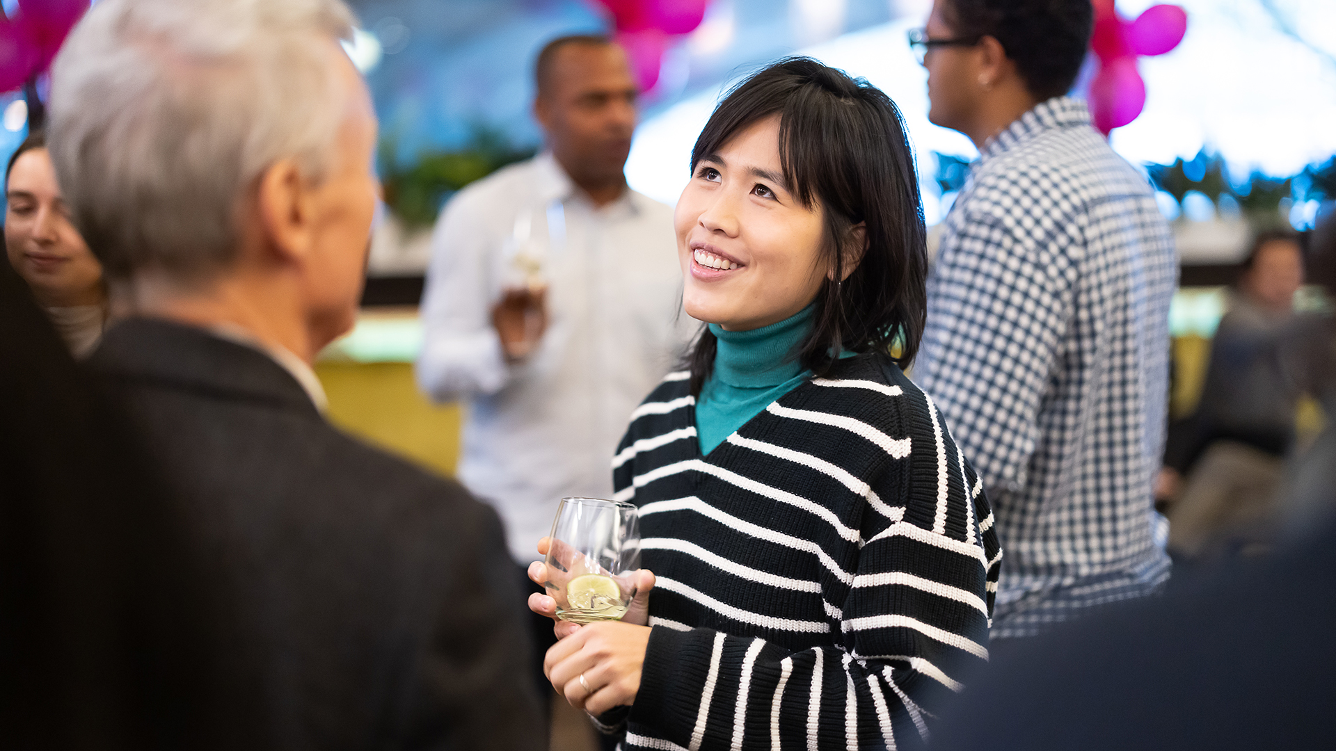 Black and Asian Mixer 2024 group chatting 