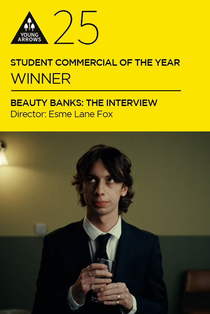 Young Arrows Awards winner graphic