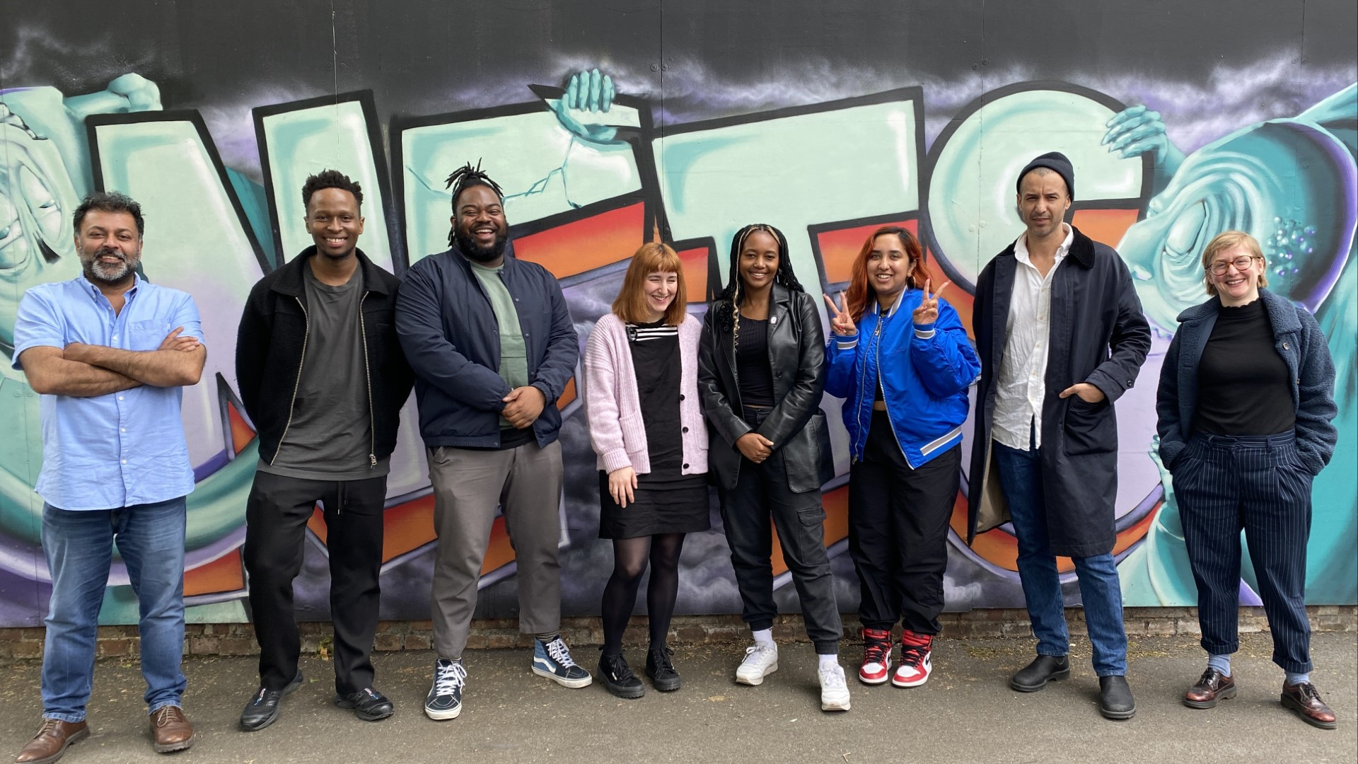 Participants and staff pictured at NFTS