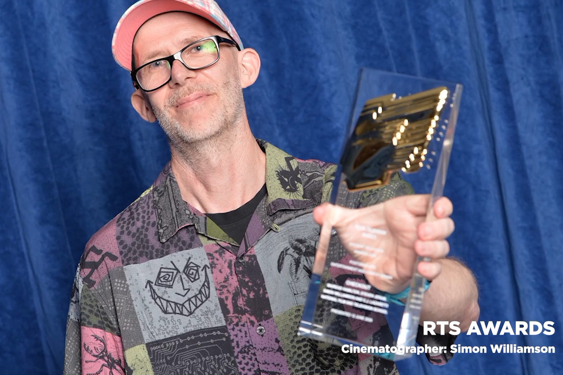 Simon Williamson with RTS Award for Checkout