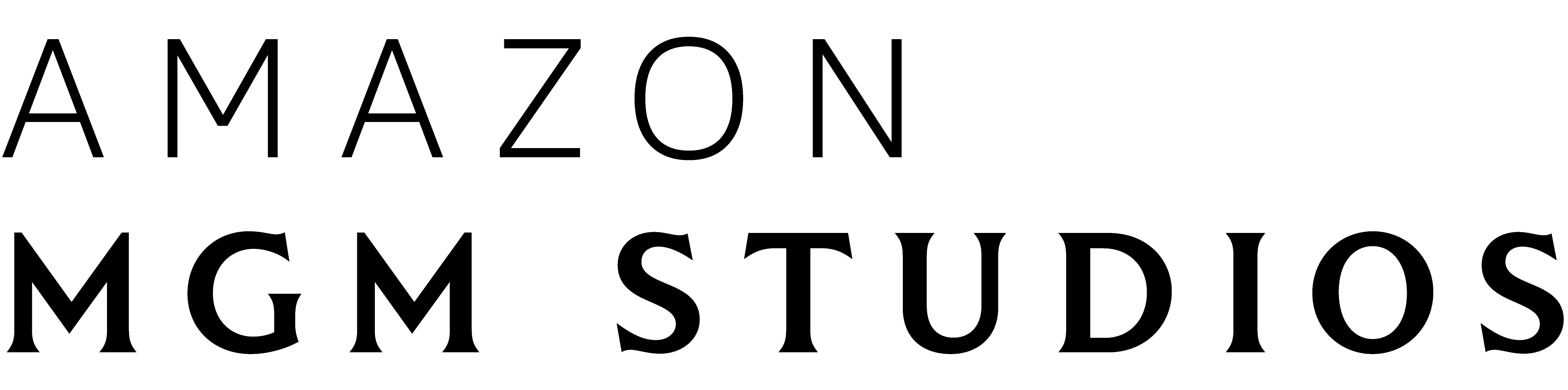 Amazon MGM Studios - Logo - B&W