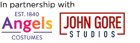 In partnership with Angels Costumes and John Gore Studios