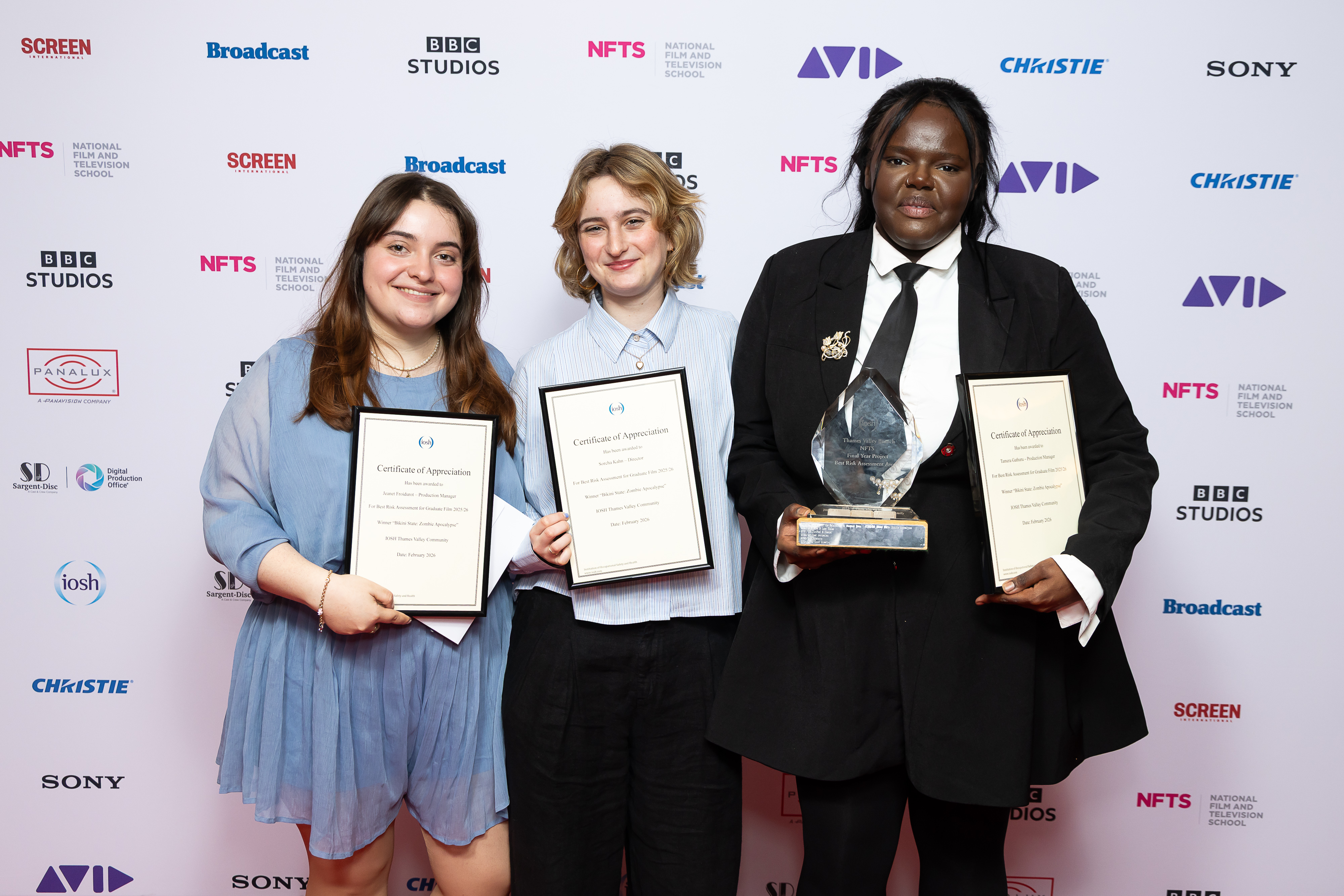 Jeanet Froidurot, Sorcha Kahn and Tamera Gathuru
