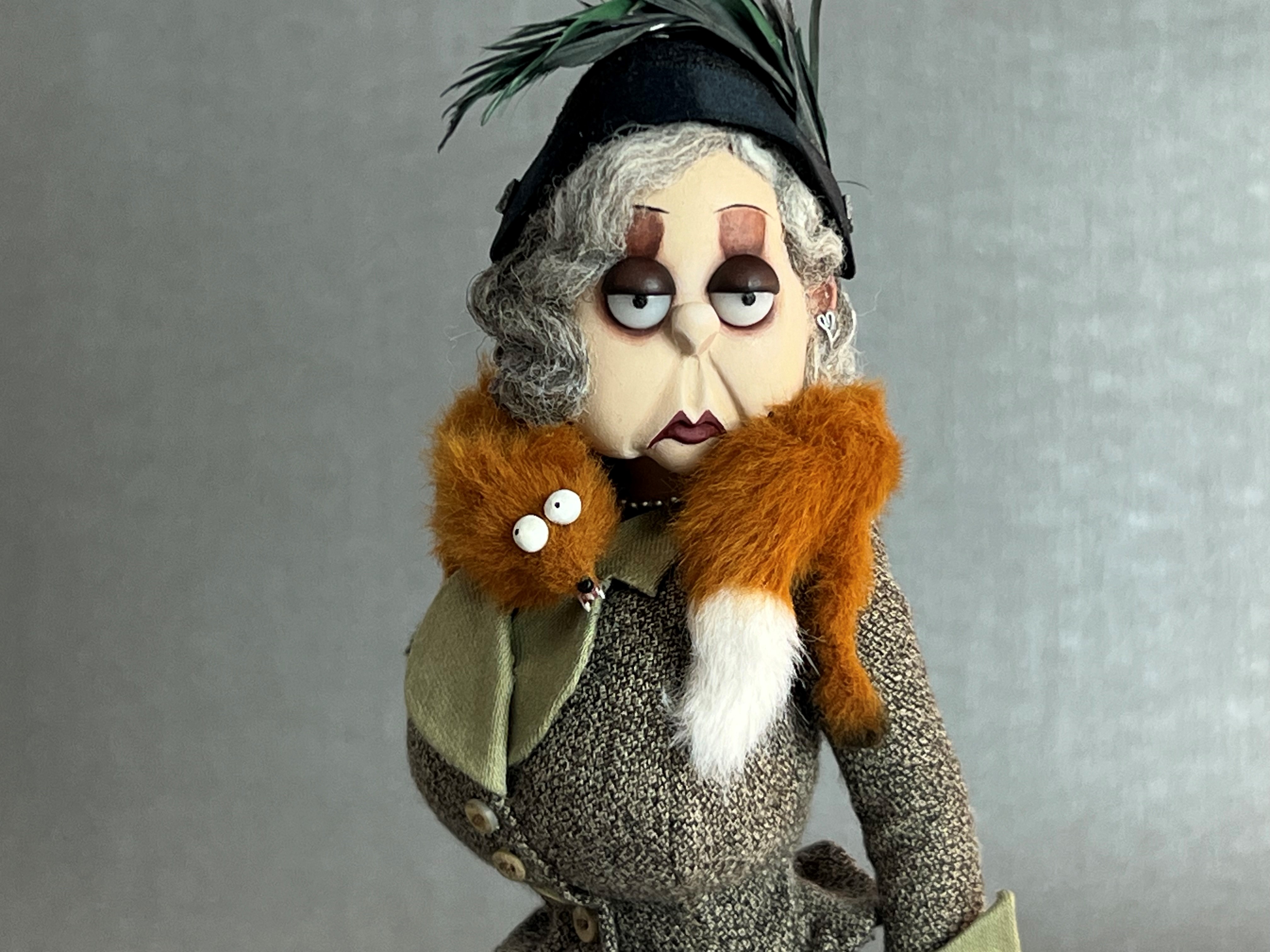 model of a fancy 1930s lady