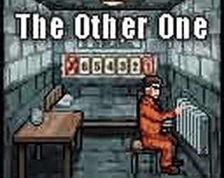 still from game showing prisoner sat on stool by radiator in cell