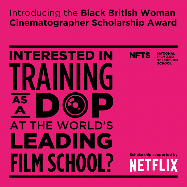 Netflix cinematography scholarship