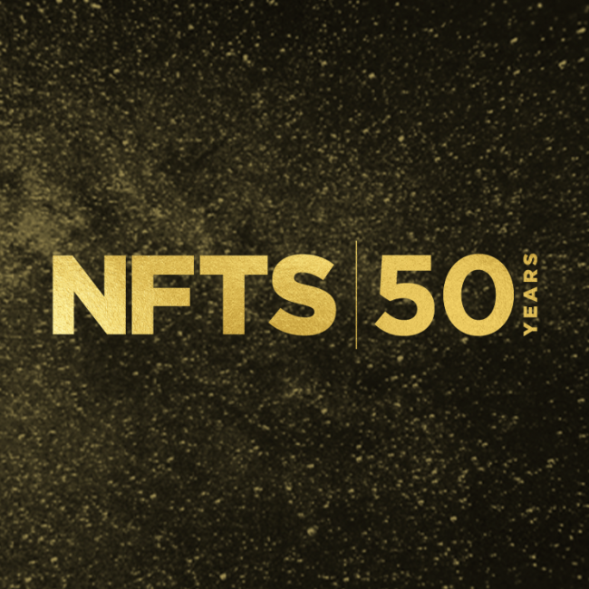 NFTS 50th anniversary logo