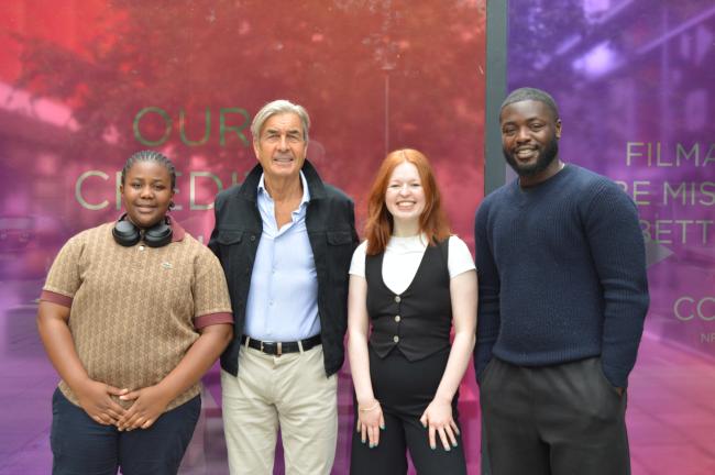 Crown Scholars with Andy Harries