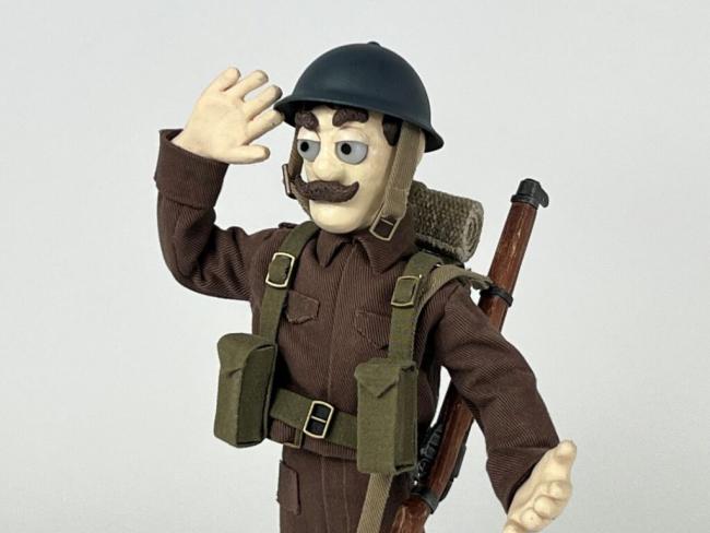 model of a soldier