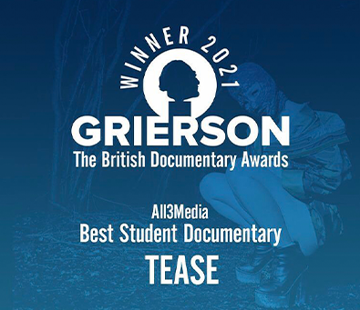 Tease 2021 Grierson Award winner