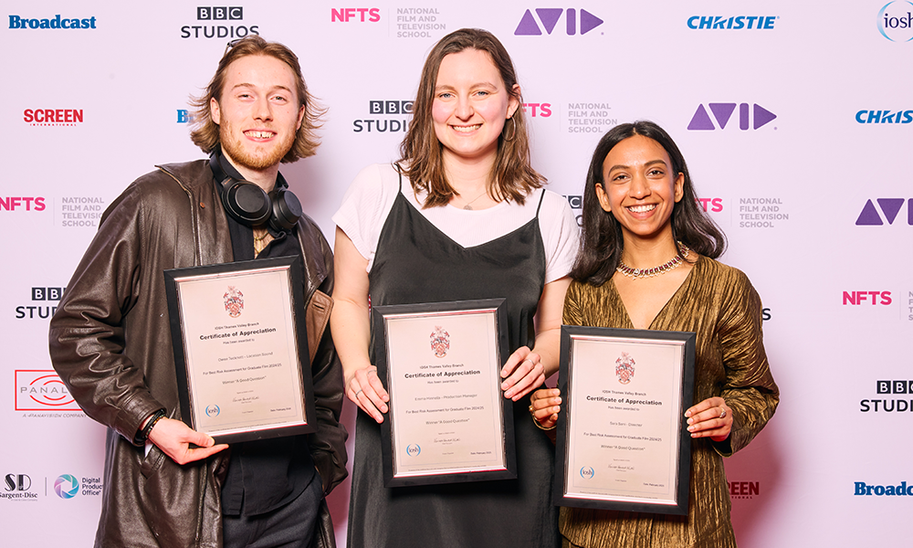 Owen Tucknott, Emma Hinnells and Sara Saini