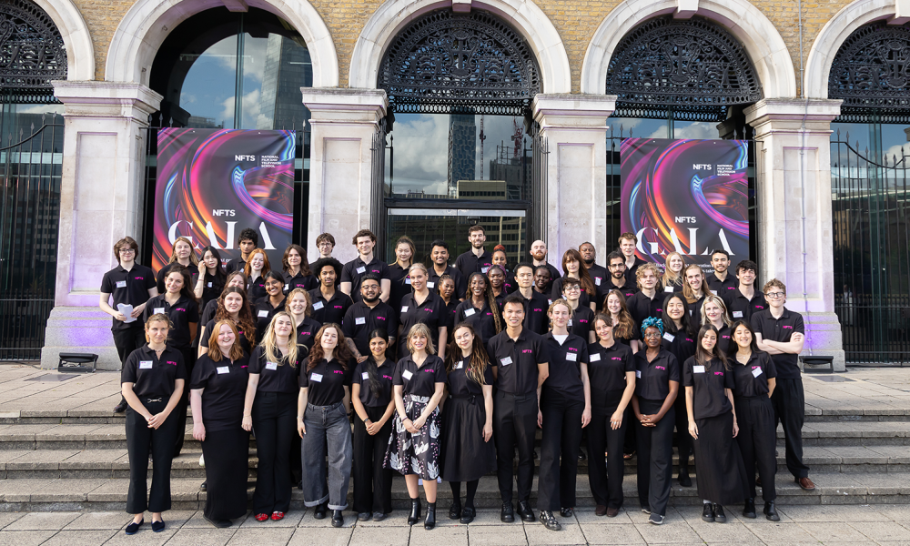 group of student volunteers outside old billingsgate