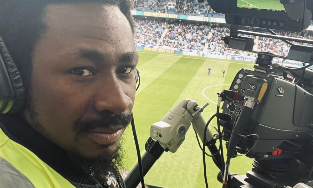 Kavwe filming football
