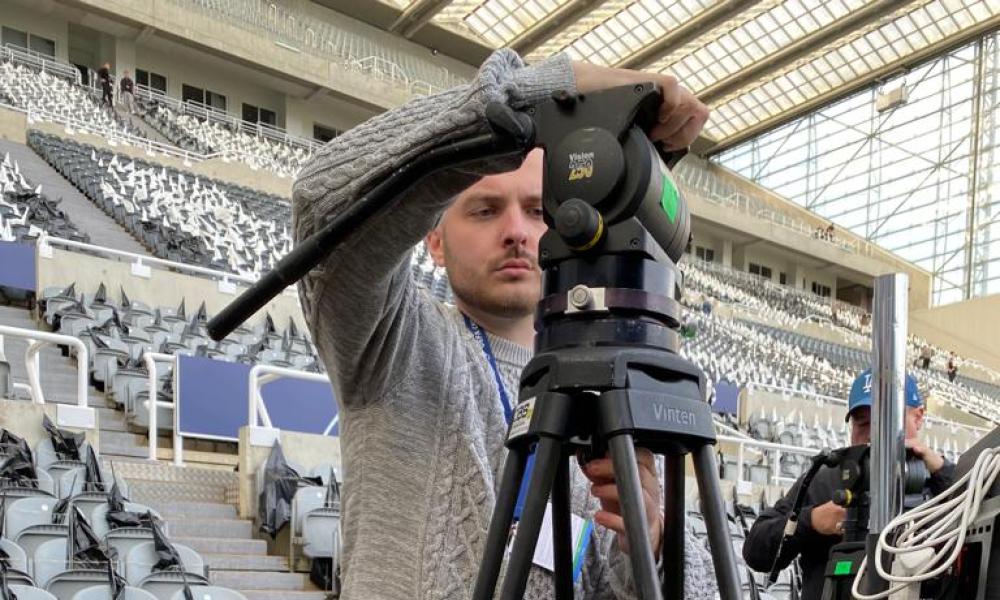 sean with camera