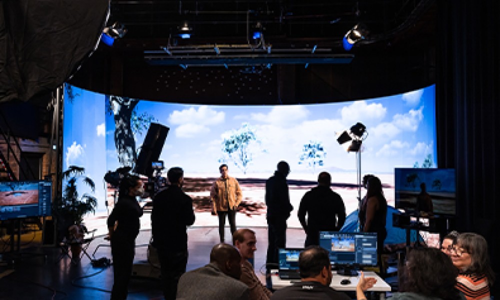 image of virtual production wall
