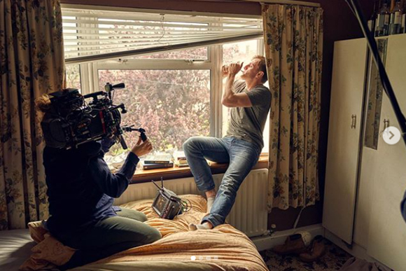 Pic of Suzie Lavelle and Paul Mescal on set